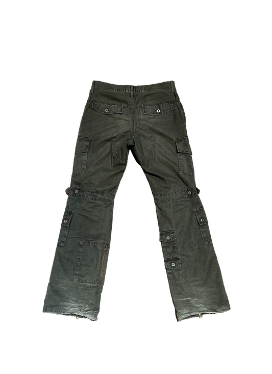 Halb - japanese embellished green pants