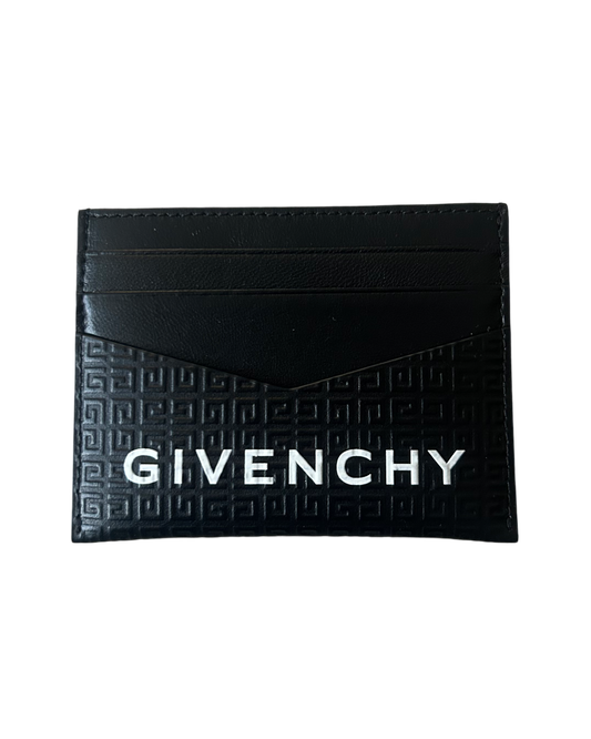 Givenchy - embossed leather card holder