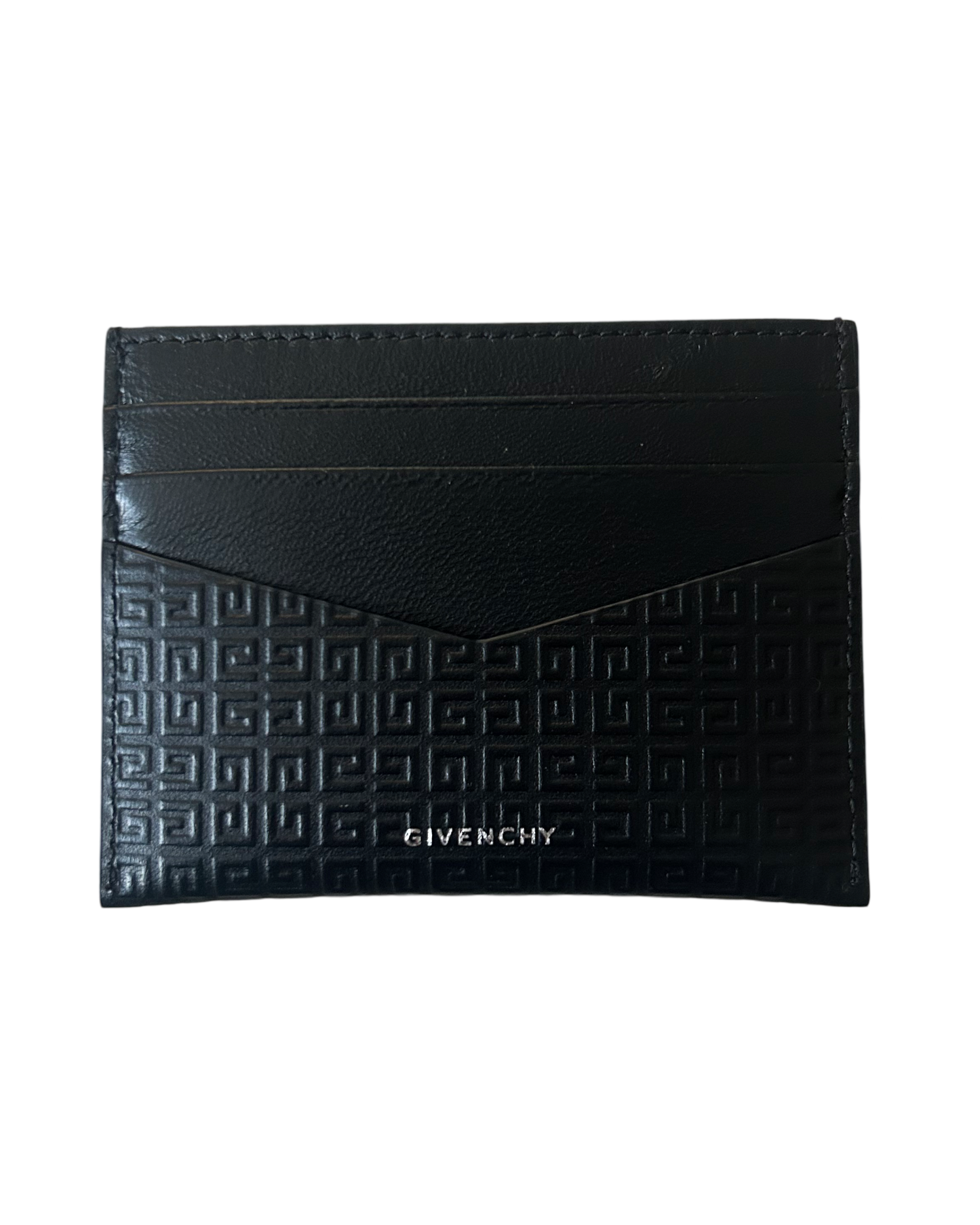 Givenchy - embossed leather card holder