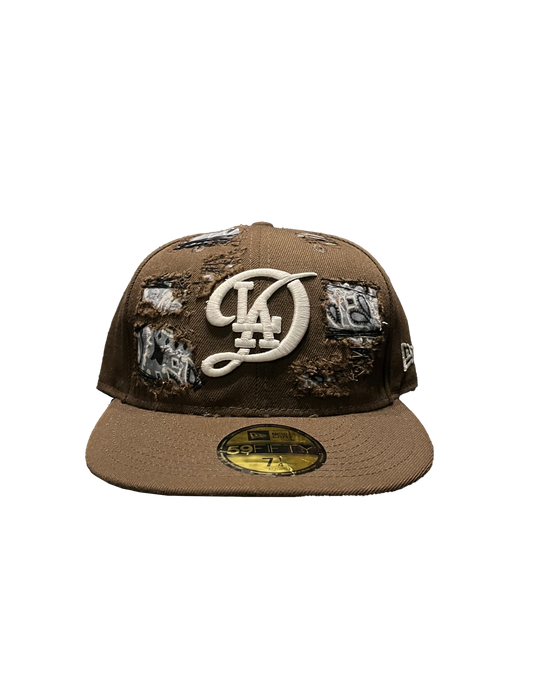 Jartera - World series LA Dodgers boro new era fitted- brown