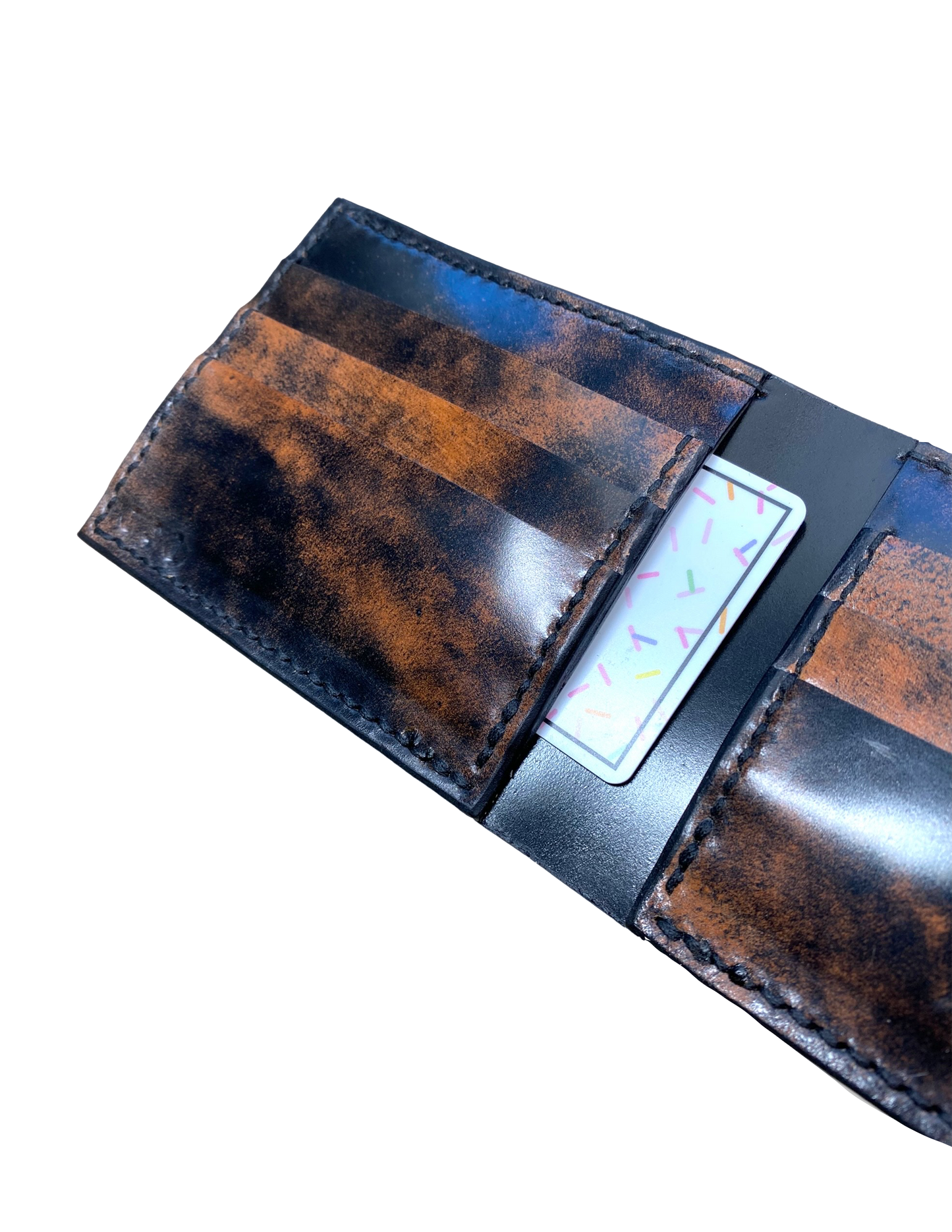 TSL - marbled shell cordovan bifold